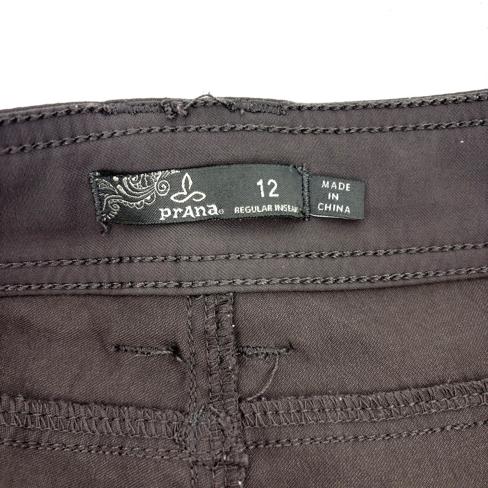 Prana Halle Convertible Pants 12 Gray Hiking Stretchy Pockets Capris Outdoors - Picture 10 of 15